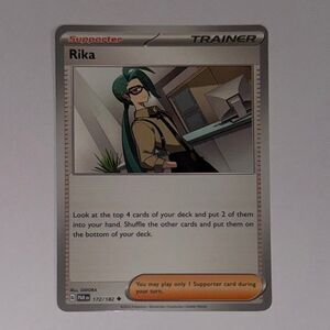 Pokémon Card: Rika #172/182 (Pokemon Paradox Rift)